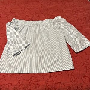 Madewell off the shoulder blouse